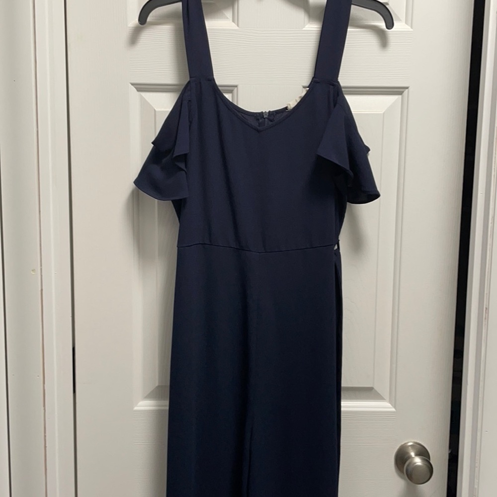 Navy blue jumpsuit